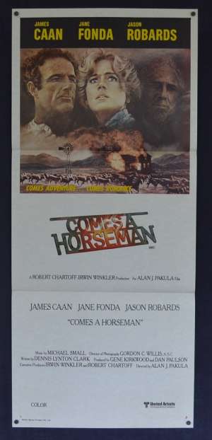 Comes A Horseman 1978 Daybill movie poster James Caan Jane Fonda