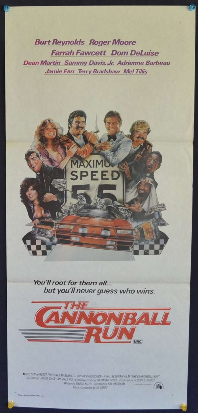 The Cannonball Run DVD 1981 Movie Burt Reynolds Farrah Fawcett