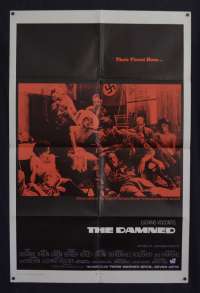 The Damned Poster Original USA RARE One Sheet Nazi Art 1969 Dirk Bogarde