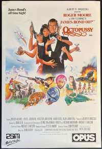 Octopussy Poster Original Rolled One Sheet Preview Screening 1983