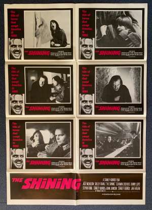 The Shining Movie Poster Original Photosheet 1980 Jack Nicholson Stanley Kubrick