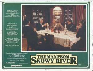 The Man From Snowy River Photosheet Lobby 4 Original 11x14 1982