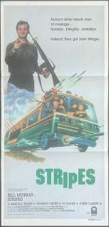 Stripes Daybill Poster Original 1981 Bill Murray John Candy Harold Ramis