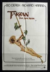 Tarzan The Ape Man Poster Original One Sheet 1981 SEXY Bo Derek