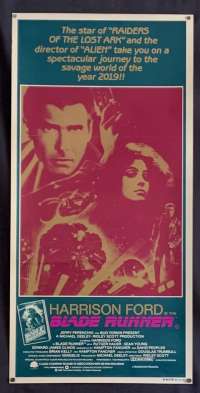 Blade Runner Poster Original Daybill 1982 Harrison Ford Ridley Scott
