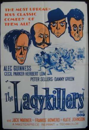 The Ladykillers 1955 One Sheet Australian Movie poster