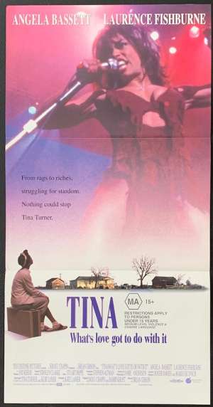 Tina What&#039;s Love Got To Do With It Poster Original Daybill Angela Bassett Tina Turner