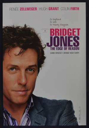 Bridget Jones: The Edge of Reason 2004 One Sheet Advance Rolled movie poster Hugh Grant