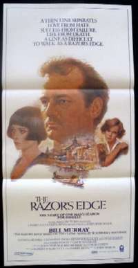 The Razor's Edge 1984 Bill Murray Tom Jung Artwork Daybill movie poster