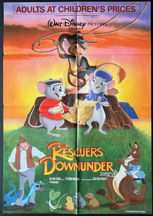 The Rescuers Original Poster