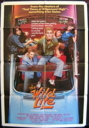 The Wild Life One Sheet Poster 1984 Christopher Penn Lea Thompson Eric Stoltz