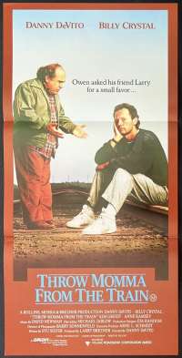 Throw Momma From The Train Poster Daybill Original 1987 Billy Crystal