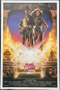 Raiders Of The Lost Ark Poster Original USA One Sheet 1991 Re-Issue Indiana Jones