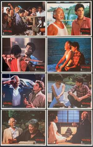 The Karate Kid Part 2 Lobby Card Set 11x14 USA Rare Original 1986