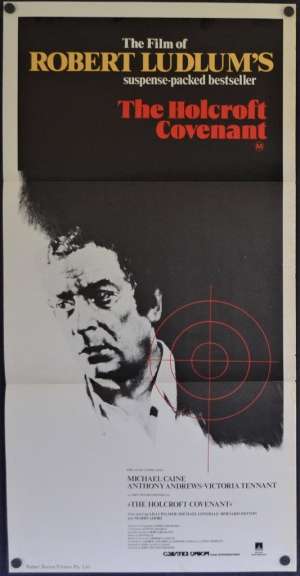 The Holcroft Covenant Poster Original Daybill 1985 Michael Caine Anthony Andrews