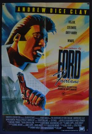 The Adventures Of Ford Fairlane Poster Original One Sheet 1990 Andrew Dice Clay