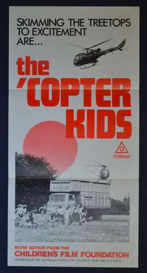 The Copter Kids Movie Poster Original Daybill Jonathan Scott-Taylor Sophie Ward