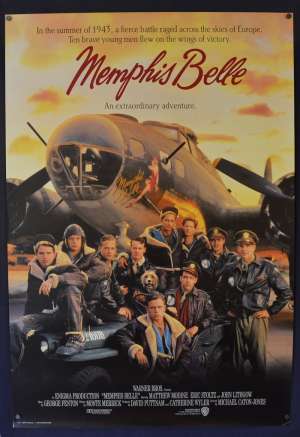 Memphis Belle 1990 One Sheet movie poster Rolled B-17 Flying Fortress