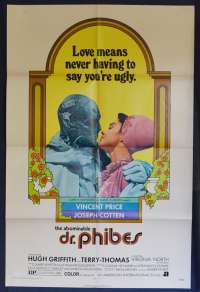 The Abominable Dr. Phibes Movie Poster USA One Sheet Vincent Price