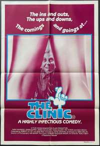 The Clinic Movie Poster One Sheet Original 1982 Chris Haywood Simon Burke