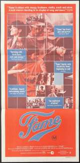 Fame Poster Original Daybill 1980 Rare First Printing Irene Cara Dance