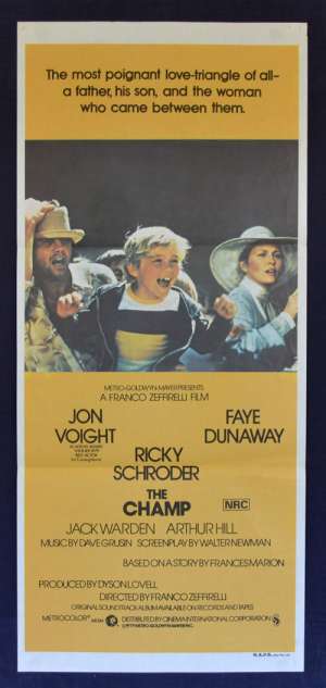 The Champ 1979 Daybill Movie Poster Jon Voight Ricky Schroder Franco Zeffirelli