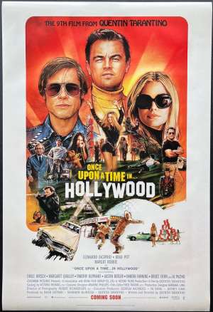 Once Upon A Time In Hollywood Poster Original Teaser One Sheet