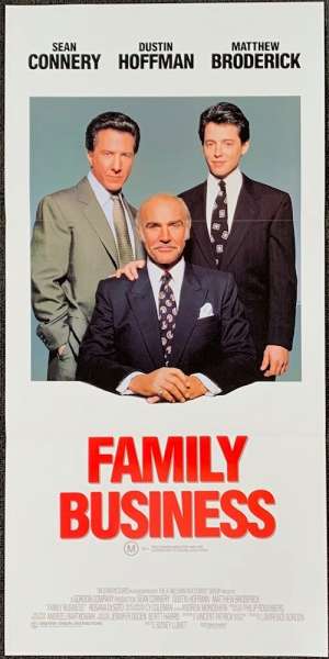 Family Business Poster Original Daybill 1989 Sean Connery Dustin Hoffman