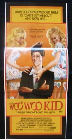 The Woo Woo Kid Poster Original Daybill 1987 Patrick Dempsey Aka In The Mood