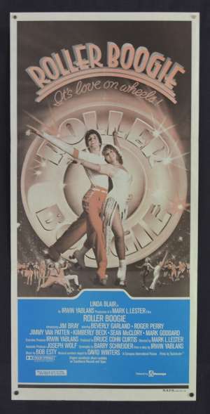Roller Boogie 1979 movie poster Daybill Linda Blair Beverly Garland Mark Goddard
