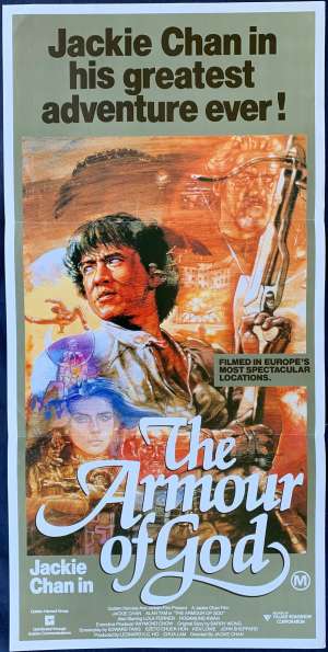 The Armour Of God 1986 Daybill movie poster Kung Fu Jackie Chan