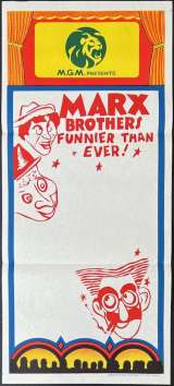 Marx Brothers Daybill Poster Original 1970's Stock Unused Condition