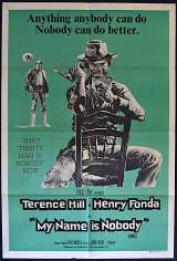 My Name Is Nobody Movie Poster Original One Sheet 1973 Henry Fonda Terence Hill