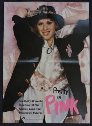 Pretty In Pink Poster Special Cinema Release 1986 Molly Ringwald John Hughes