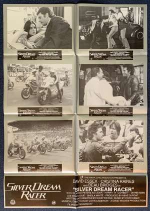 Silver Dream Racer Poster Rare Original Photosheet 1980 David Essex Biker