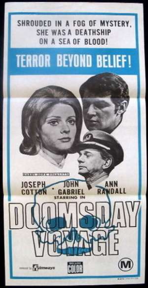 Doomsday Voyage Daybill movie poster