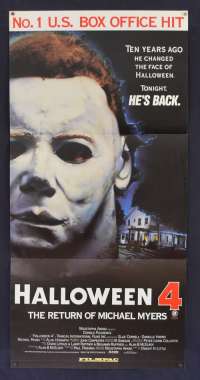 Halloween 4 The Return of Michael Myers Original Daybill 1988 Horror