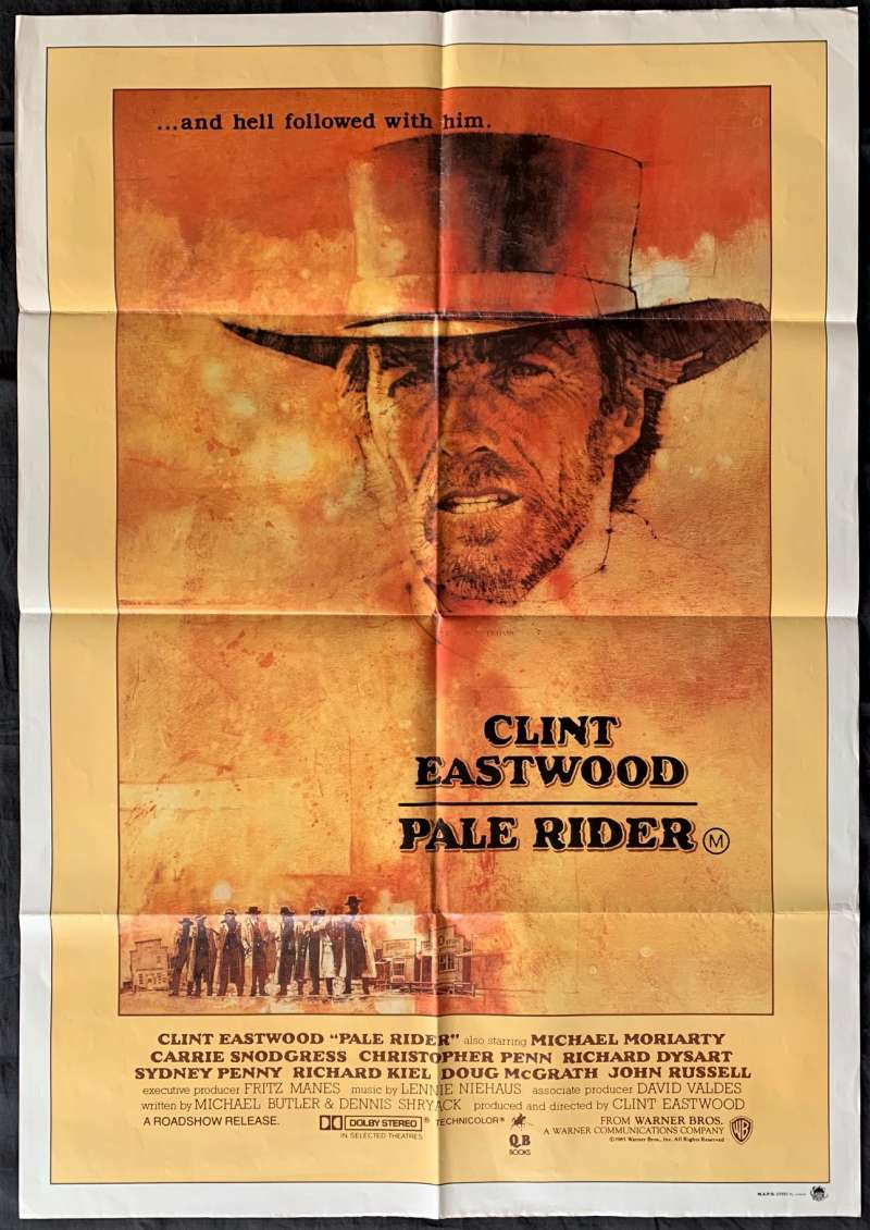Pale Rider Clint Eastwood Movie Poster Glossy FIL075 Posters USA
