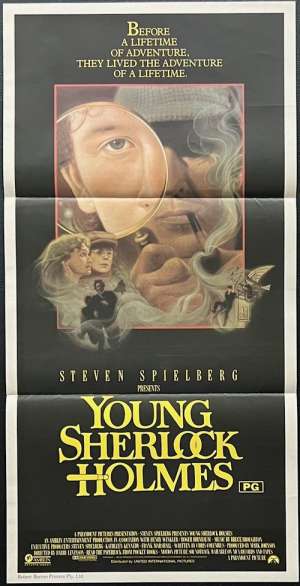 Young Sherlock Holmes Poster Original Daybill 1985 Steven Spielberg