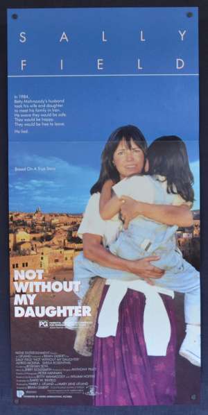 Not Without My Daughter movie poster Daybill Sally Field Alfred Molina