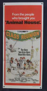 National Lampoon&#039;s Class Reunion Poster Original Daybill 1982 Gerrit Graham