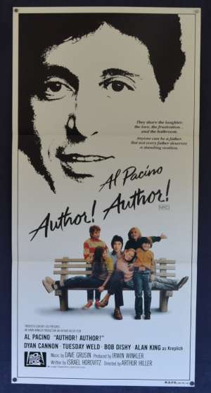 Author Author Movie Poster Original Daybill 1982 Al Pacino Dyan Cannon