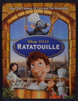 Ratatouille 2007 One Sheet DVD movie poster Disney French Chef