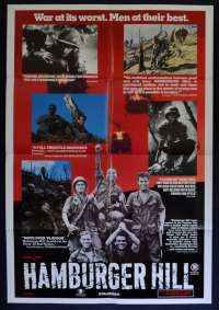 Hamburger Hill 1987 Photo Sheet Poster RARE Vietnam War Dylan McDermott