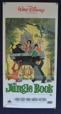 The Jungle Book 1967 Daybill movie poster 1980&#039;s Re-Issue Disney