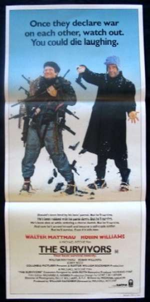 The Survivors Poster Robin Williams Australian Daybill Movie poster
