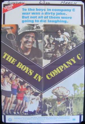 Boys In Company C, The One Sheet Australian Movie poster
