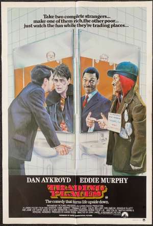 Trading Places Poster Original One Sheet 1983 Eddie Murphy Dan Aykroyd
