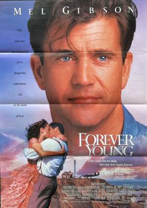 Forever Young Poster Original One Sheet 1992 Mel Gibson Elijah Wood