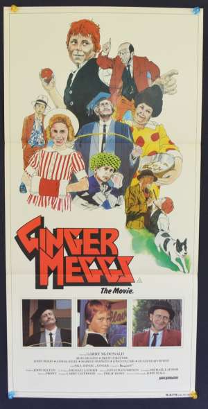 Ginger Meggs Movie Poster Original Daybill Gary McDonald Burt Newton